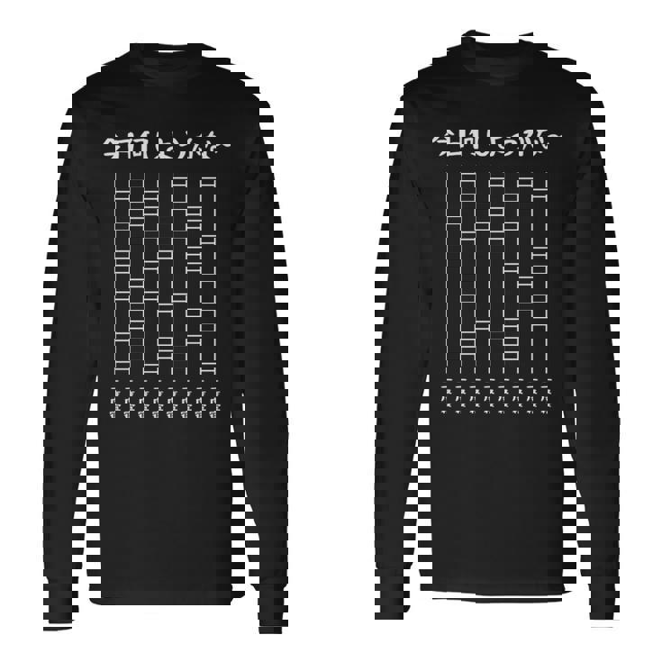 今日何しようかなー あみだくじの面白ネタ 二度寝 あみだくじ ギャグ ジョーク お布団好き おもしろ 長袖tシャツ 長袖Tシャツ