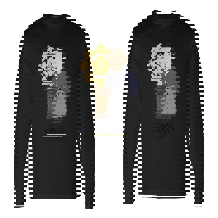 偉人シリーズ_坂本龍馬 長袖Tシャツ