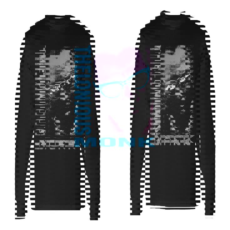 公式セロニアス・モンク・ジャズ・アイコン・マーチ イタリアの鍵盤 長袖Tシャツ