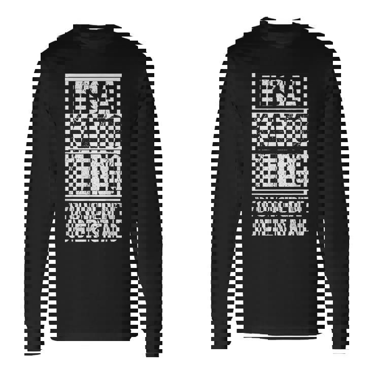 加藤苗字名字 A Kato Thing You Wouldn't Understand Family Name 長袖Tシャツ