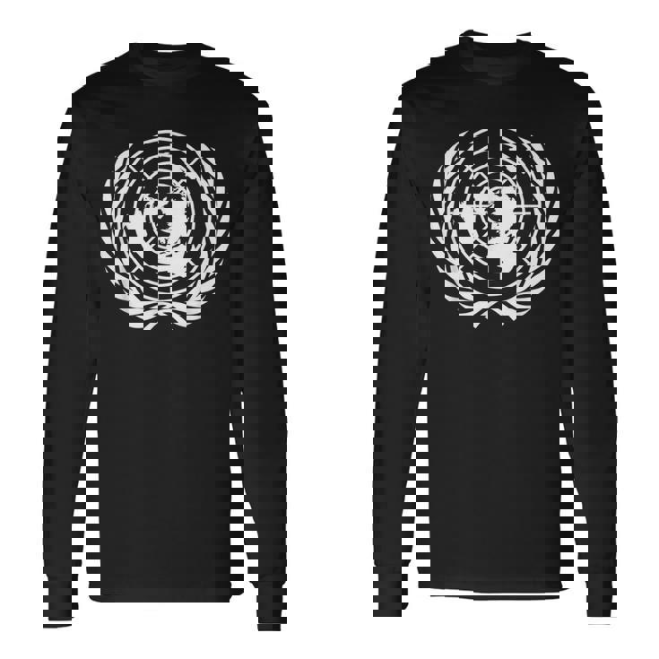 国連旗 長袖Tシャツ