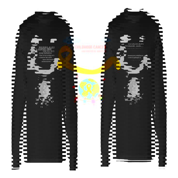 小児がん啓発月間 長袖Tシャツ