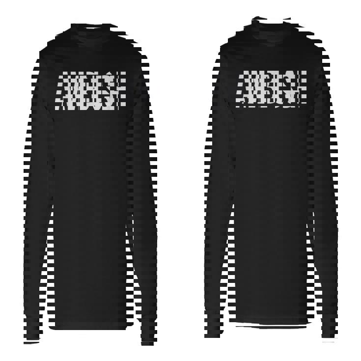 待ち伏せ 長袖Tシャツ