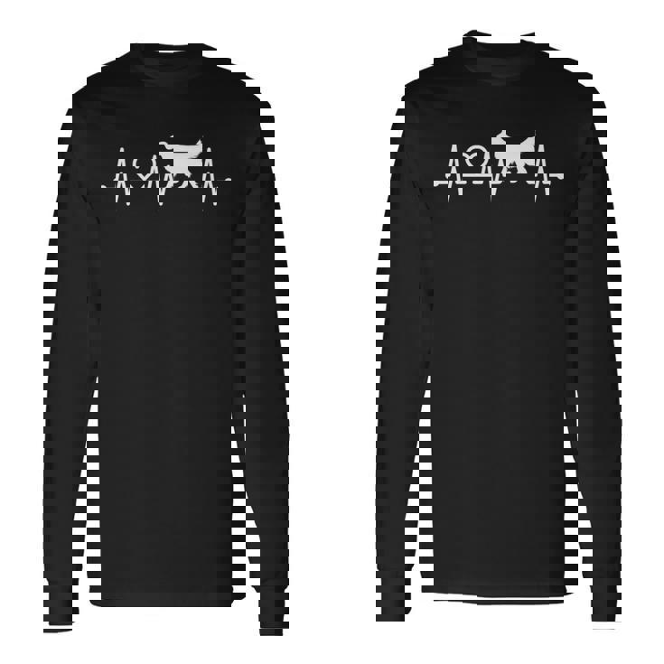 心電図 心拍 ゴールデンレトリバー 脈拍 犬飼い 長袖tシャツ 長袖Tシャツ