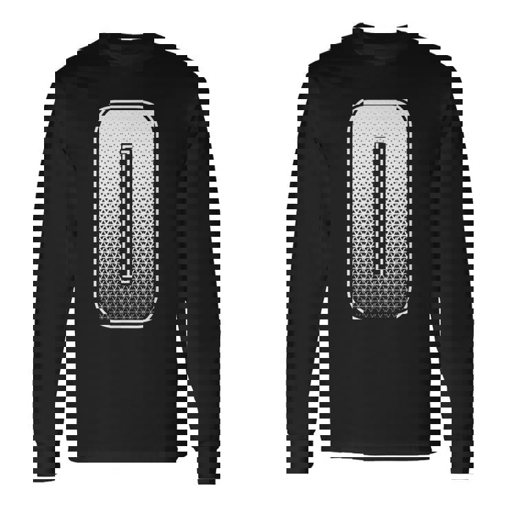 数字 0 ゼロ 長袖Tシャツ