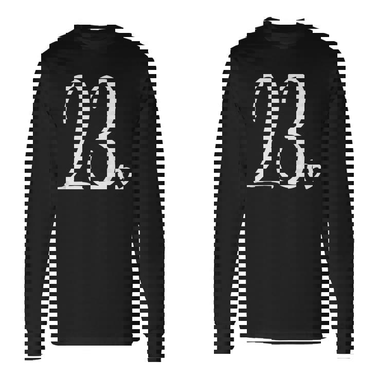数字23 23歳 23歳 23歳の誕生日 23歳 長袖Tシャツ