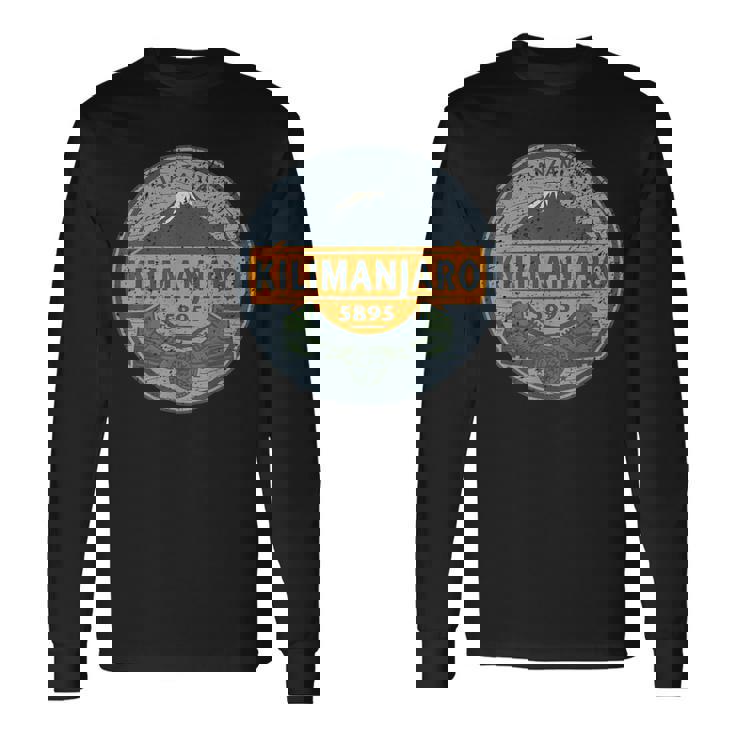 旅行 アフリカ タンザニア セレンゲティ キリマンジャロ山 バケーション 長袖Tシャツ