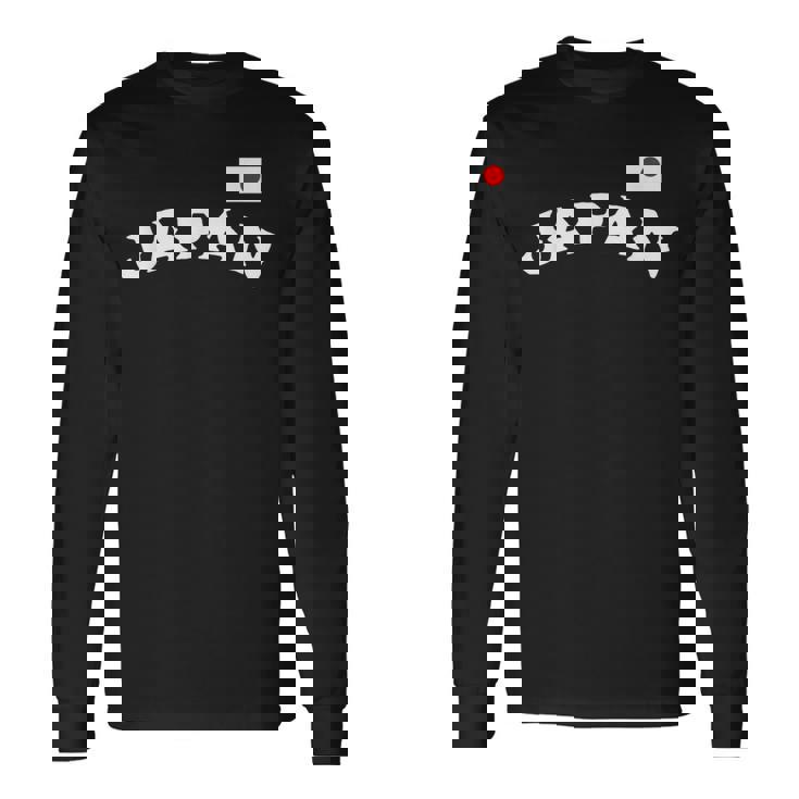 日の丸 ビッグjapan 日本応援 国旗 チームジャパン 長袖Tシャツ