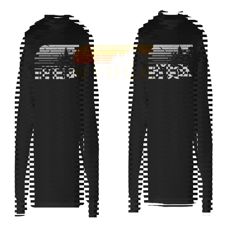 日向 日本 エバーグリーン ヴィンテージ サンセット 長袖Tシャツ