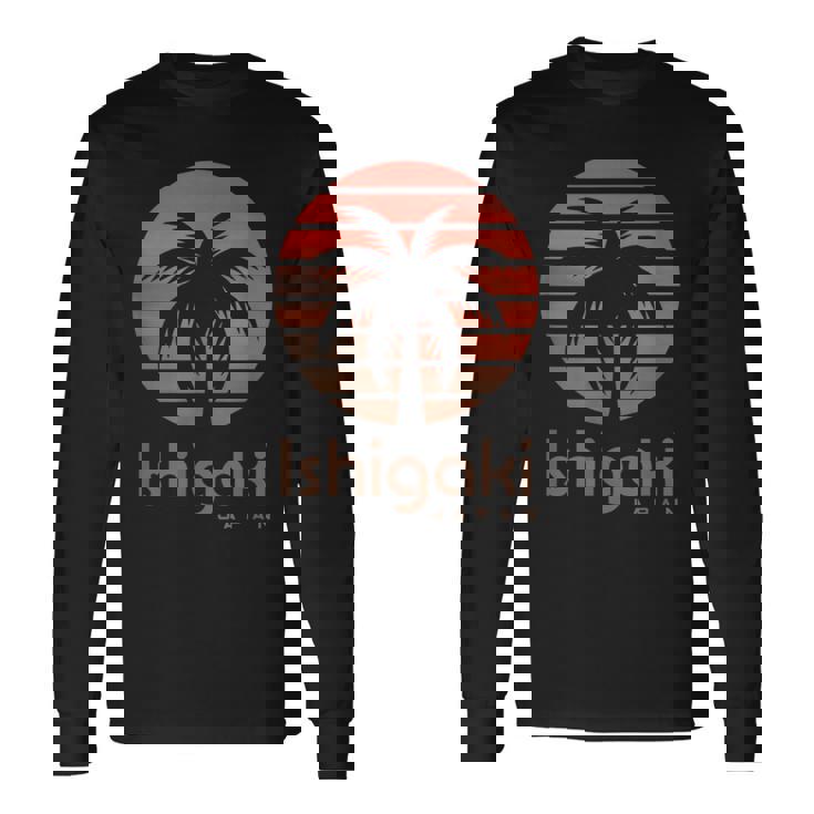 日本 石垣 長袖Tシャツ