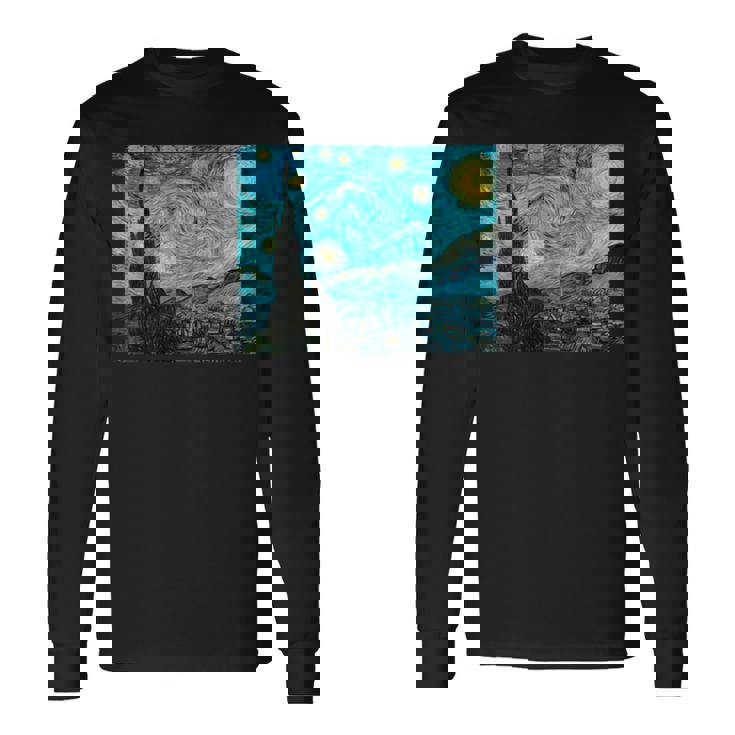 星月夜 ゴッホ 長袖tシャツ 長袖Tシャツ