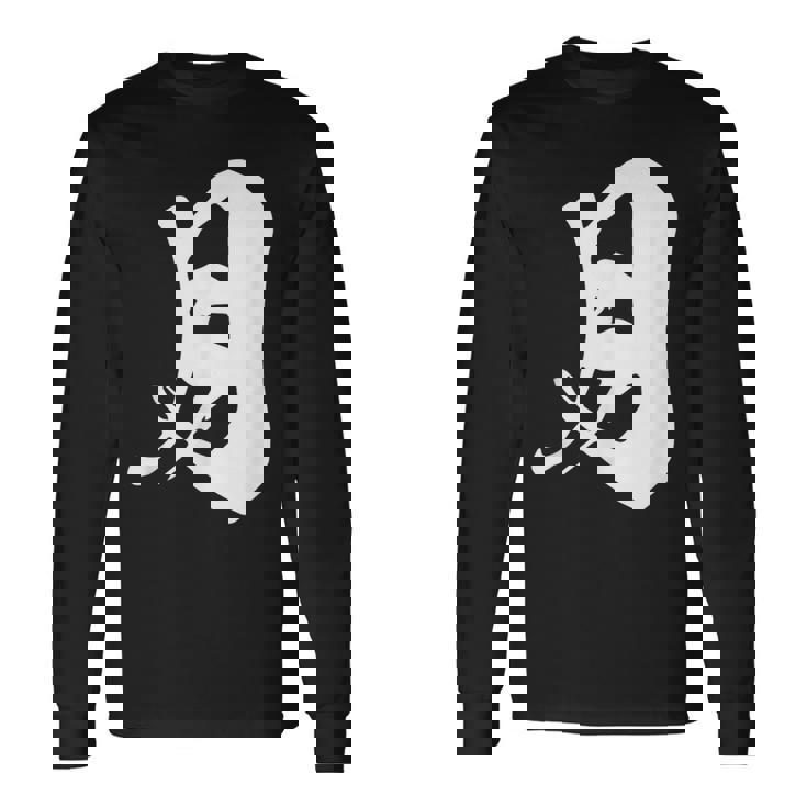 月 漢字 一文字 ムーン ルナ シンプル 黒 他カラー メンズ レディース 大きいサイズ 筆文字 長袖Tシャツ