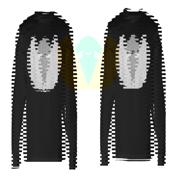 本当にピスタチオのように ピスタチオ 長袖Tシャツ