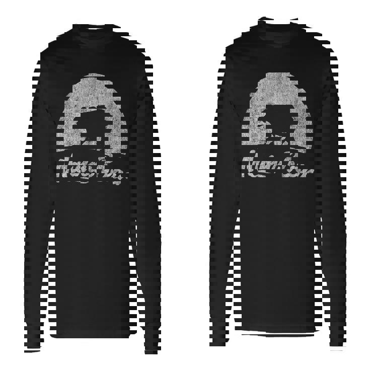 母熊 長袖Tシャツ