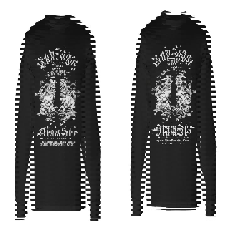 沖縄 日本 お土産 シーサーライオンズ 琉球諸島 和 長袖tシャツ 長袖Tシャツ