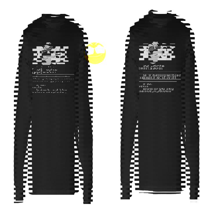 爆笑ポギ発言フィリピン国旗 長袖Tシャツ