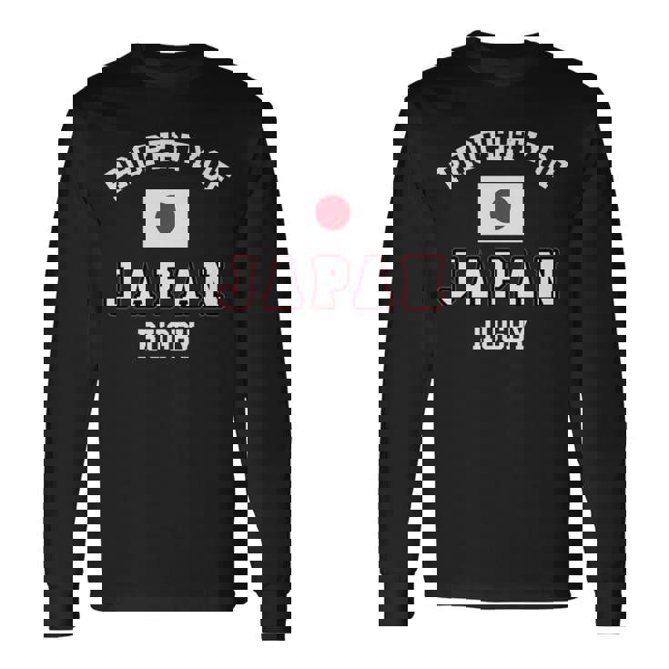 物件日本ラグビー日本代表旗選手ファンサポーター 長袖tシャツ 長袖Tシャツ