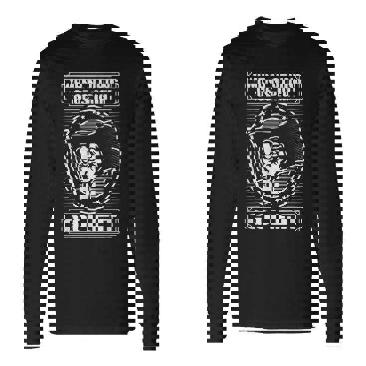 社会主義者のための左翼デザイン。 長袖Tシャツ