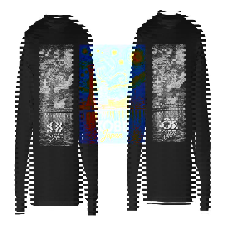 神戸 日本 長袖Tシャツ