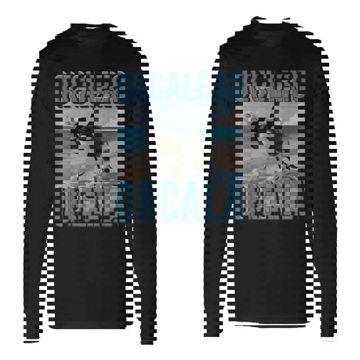 面白い Ai生成 モンスター 流行 オルカレロ オルカラ オルカ 長袖Tシャツ