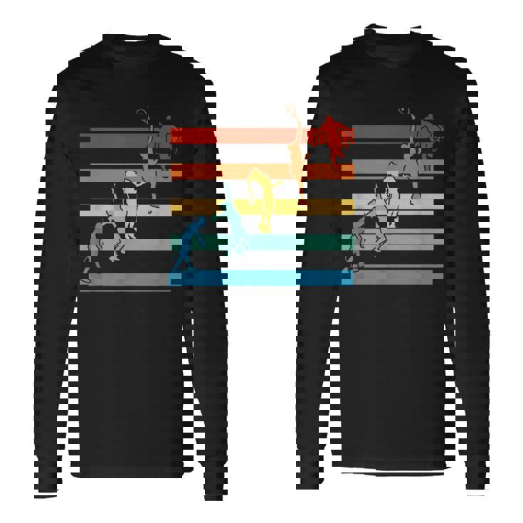 面白いtシャツ テニス おもしろ 服 ネタ メンズ テニス部 おもしろグッズ 大人 子供 ストライプ 長袖Tシャツ