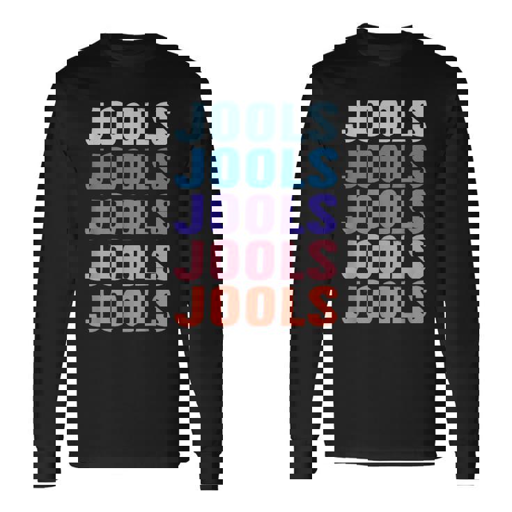 面白いギフト名 Jools 名入れ名 長袖Tシャツ