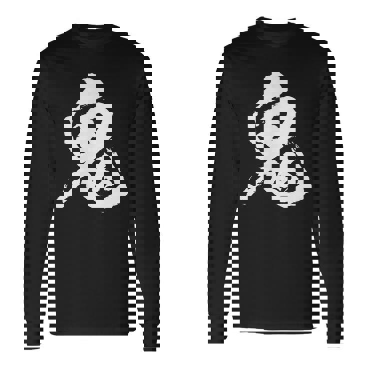 鬼 面白いtシャツ 文字入り メンズ おもしろ 筆文字 面白い 服 オリジナル おもしろグッズ 文字tシャツ ネタ 長袖Tシャツ