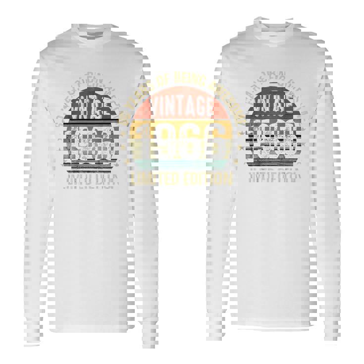 1966年からレトロ60歳の誕生日にヴィンテージで素晴らしい。 長袖Tシャツ