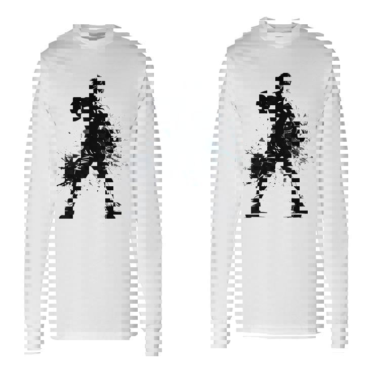 Boxeo Boxeo Artes Marciales Refrán Divertido Camiseta de manga larga