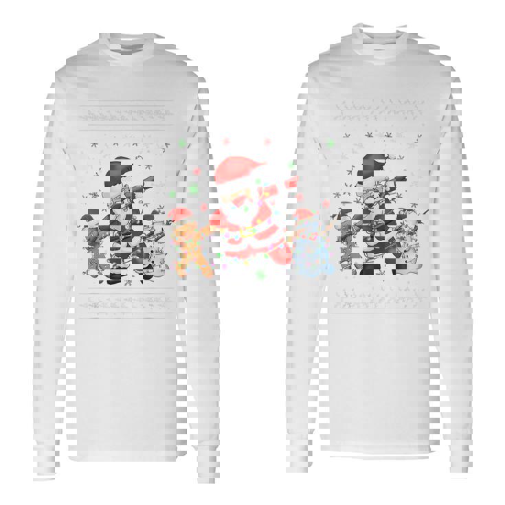 Dabbinganta Christmas おかしいdabサンタクロースクリスマス 長袖Tシャツ ギフトのアイデア