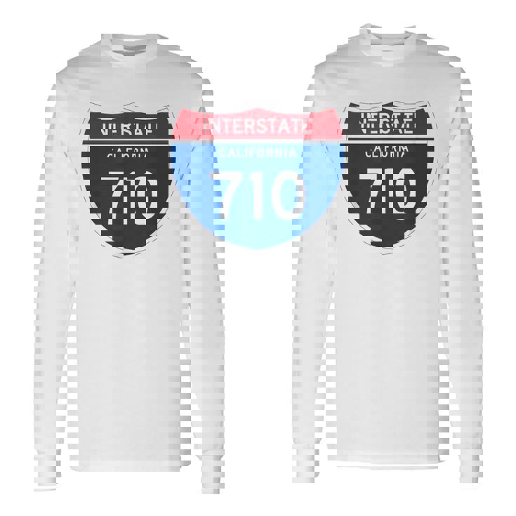 Interstate 710 California 長袖Tシャツ