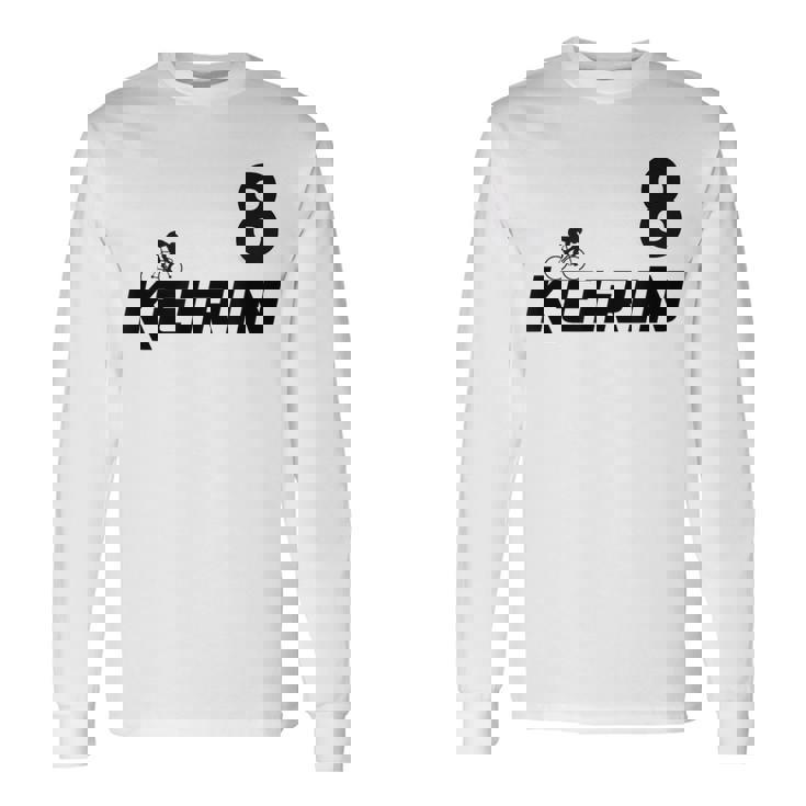 Keirin Pink Number 8 ピンクジャージ ナンバー8 レーシングリング 長袖Tシャツ