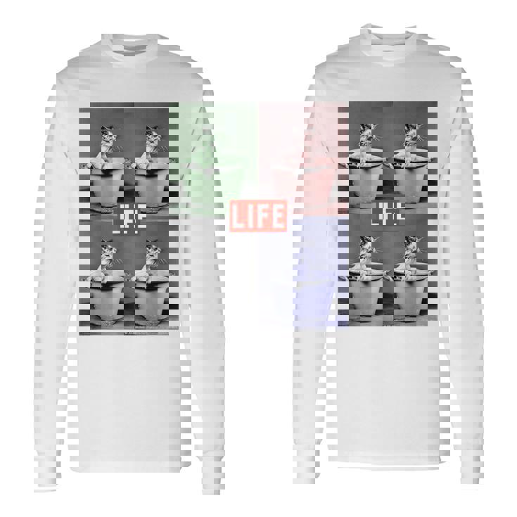 Life Picture Collection 猫（1） 長袖Tシャツ