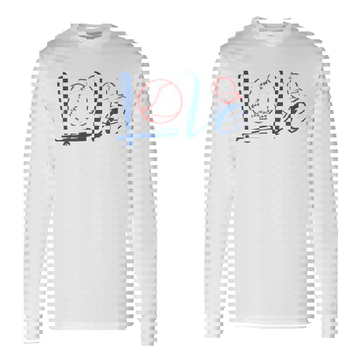 Love Baseball 野球 ギャク パロディ 名言 ジョーク 長袖Tシャツ