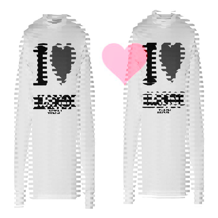 I Love Hanoi 長袖Tシャツ