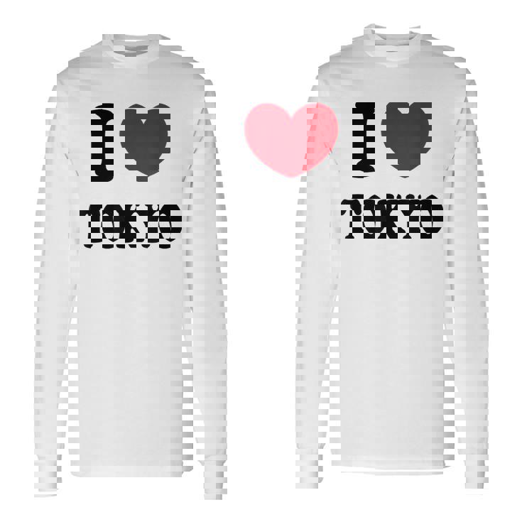 I Love Tokyo 東京が大好き 長袖Tシャツ
