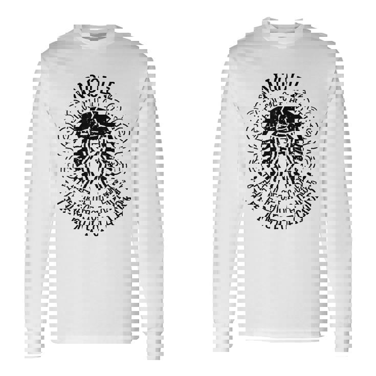 Nicole 名義 魔女 おもしろいことわざ ハロウィン 長袖Tシャツ