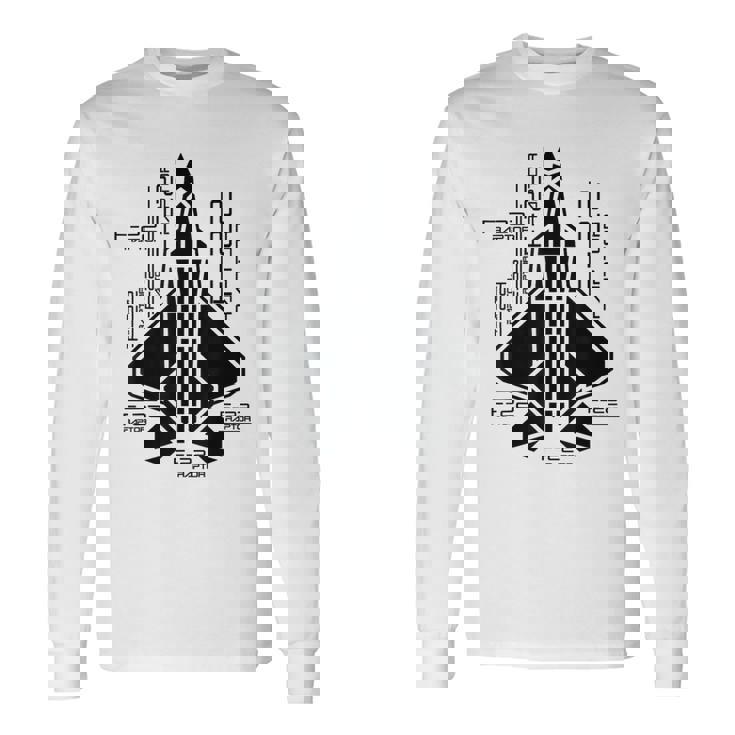 Raptor Airplane F-22 Jet Fighter Souvenir And Fighter Jet Long Sleeve T-Shirt