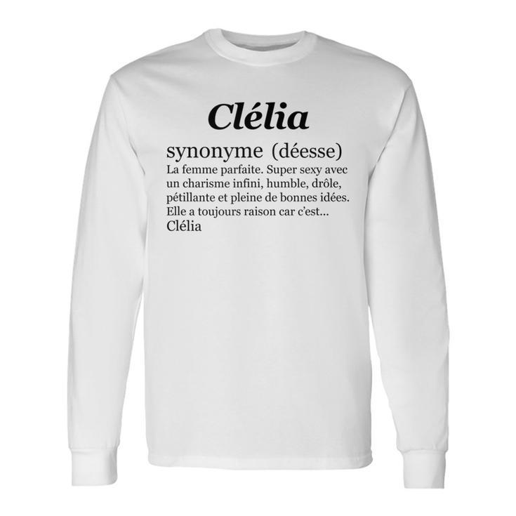 Synonyme Déesse Drôle Humour T-shirt à manches longues