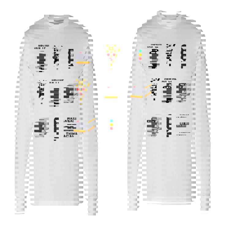 Tokyo Train 南武線 長袖Tシャツ