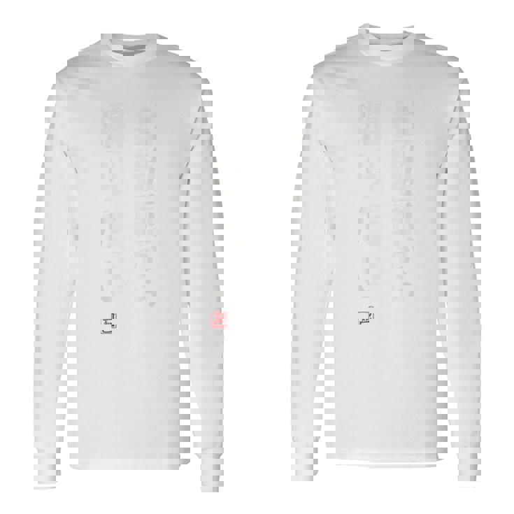 「出勤前から帰りたい」面白い 筆文字 ユーモア満点 背面に文字入りデザイン おもしろ プリント 長袖Tシャツ