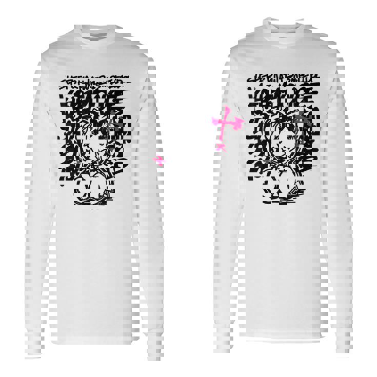 【クレイジー・オリー】Super Kawaii Zombie Idol 白 長袖Tシャツ