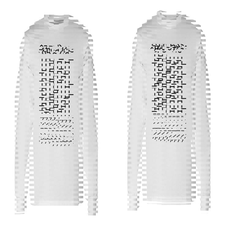 【今日何しようかな ランニング】あみだくじ マラソン 遊び心 おもしろ 面白い ユーモア ギャグ ネタ ウケ狙い 笑える 長袖Tシャツ