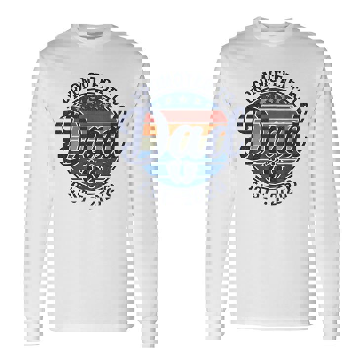 はじめてのお父さんがパパに昇進 2026 父の日男性 長袖Tシャツ