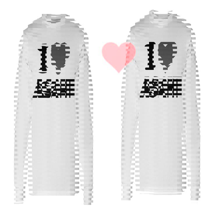 アイハート アサヒジャパン ラブ日本土産アイテム 長袖Tシャツ