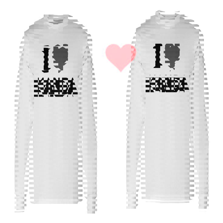 アイハート 神田ジャパンラブ 日本のお土産品 長袖Tシャツ