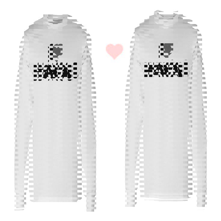 アイラブハワイ 長袖Tシャツ