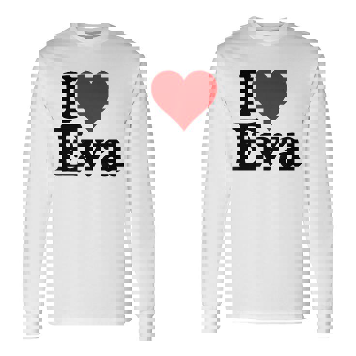 アイ・ラブ・ハート・エヴァ 長袖Tシャツ