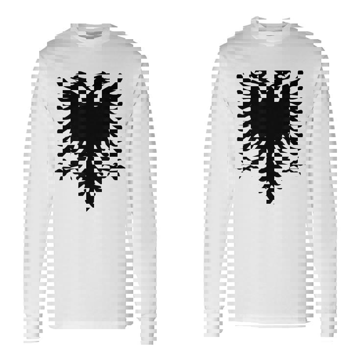 アルバニア国旗 アルバニア バルカン アルバニア国旗 アルバニア国旗 アルバニア国旗 長袖Tシャツ