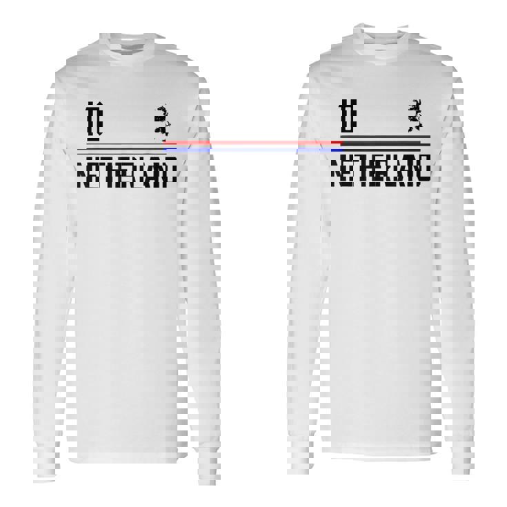 オランダサッカージャージ オラニエフットボールホランド 長袖Tシャツ